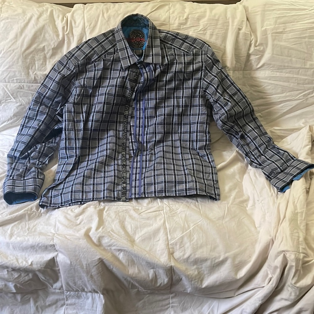 Robert graham collar long sleeve button up shirt